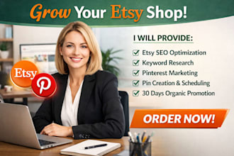 grow shop sales etsy 3d anime sticker seo  pinterest promotion 30 days listing