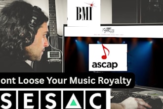 register your songs on ascap bmi songtrust and recover missing royalties