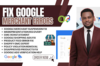fix google merchant center suspension gtin gmc errors shopping ads audit shopify