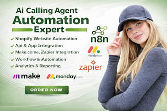 develop n8n ai calling agent, zapier to n8n, webhook, n8n rag ai automation