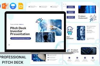 design investor pitch deck startup pitch deck design powerpoint presentation