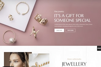 build wix jewelry store website accessories shop website fashion store website