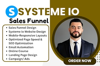 systeme io sales funnel, systeme io course expert, systeme io landing page