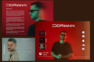 epk design artist epk musician epk one sheet press release electronic press kit
