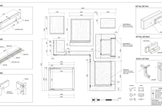 create professional woodworking furniture construction plans