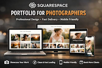 build a stunning squarespace portfolio for photographers
