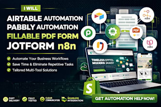 do airtable automation pabbly automation fillable PDF form jotform n8n