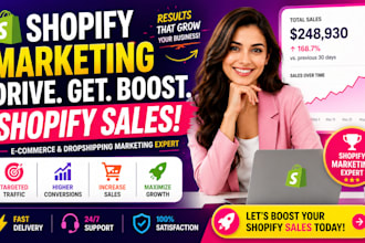 boost shopify sales dropshipping marketing ig fb meta ads tiktok shop SEO expert