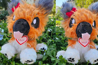 create soft handmade custom plush toys stuffed animals plushie crochet kawaii oc