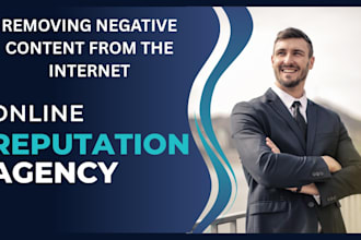 suppress negative google results with reverse SEO, online reputation management