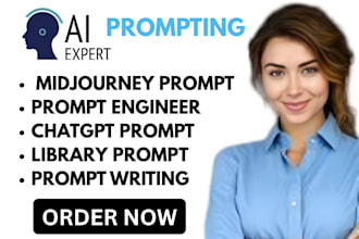 prompt engineer, midjourney prompt, chatgpt prompt, library and content prompt