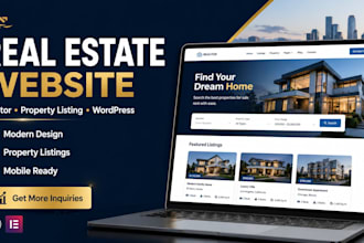 build real estate agent website realtor website property listing website