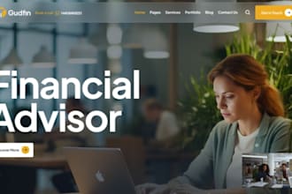 design wix accounting website bookkeeping website CPA finance consulting website