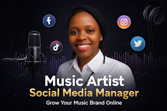 manage and grow your social media as a music artist or music brand