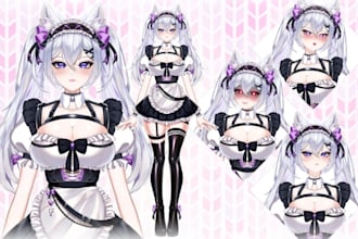 create, rig, port, fix 3d model, mmd, vrm, vrchat, animaze, gmod, vtuber, warudo
