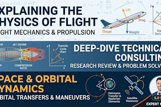 provide expert aeronautical engineering tutoring and technical research review
