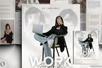 design canva ebook layout, german canva ebook,workbook,spreadsheet,pdf design