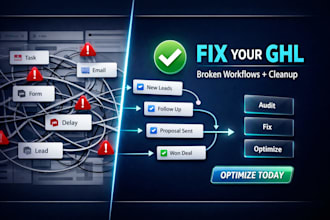 fix your gohighlevel workflows and automations issues