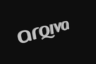 design your logo to 3d and create realistic mockups
