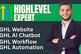 build ghl sales funnel ,ghl landing page, ghl website expert ghl ai agent
