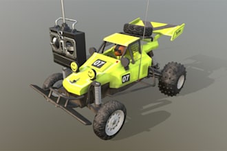 design custom rc vehicle model, car chassis, rc truck model, 3d printable car