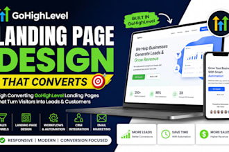 gohighlevel landing page gohighlevel sales funnel go high level website