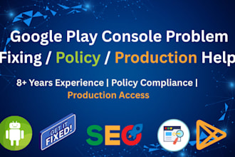manage your google play console to production access