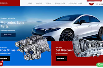auto part shopify store automotive website automobile auto parts shopify store