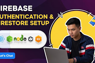 do firebase auth, firestore, database, storage, backend integration in web apps