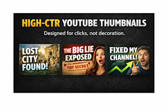 design high CTR youtube thumbnails that increase clicks