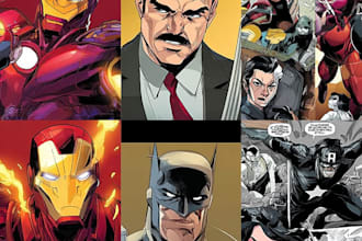 do comic book illustration graphic novel superhero comic webcomic comic artist