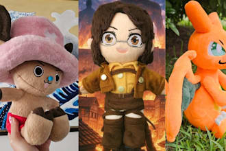 custom soft plush toys stuffed animals kawaii crochet plushies mascots gifts pet