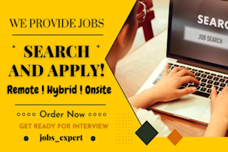 search and apply for jobs or find remote jobs on your behalf
