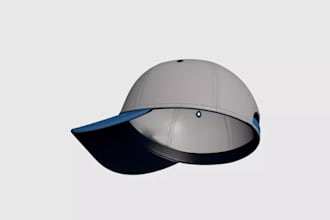 do 3d mockup, hat design, cap mockup, cap design and hat mockup