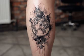 do minimal linework tattoo design for you