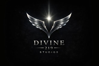 build a metal glass style logo for your shop