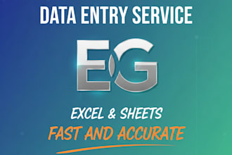 do accurate data entry and google sheets work