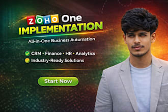 develop and customize zoho one solutions for your business