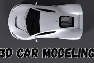 create realistic car models, rc cars, chassis design and 3d car rendering