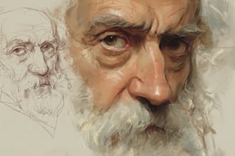 paint your realistic portrait digitally