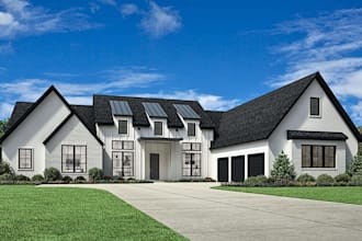 do 3d interior design, 3d exterior architectural exterior modeling 3d rendering