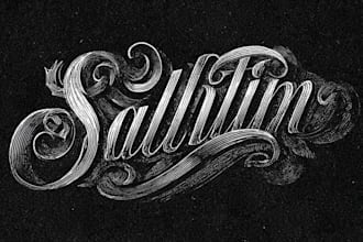 design custom hand lettering and typography logo