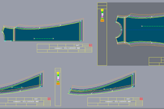do size grading for garments patterns professionally