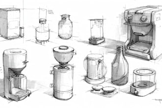 sketch a product design idea