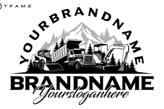 design a logo for heavy machinery or tech companies