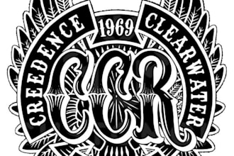 hand ink a custom metal logo with traditional grit