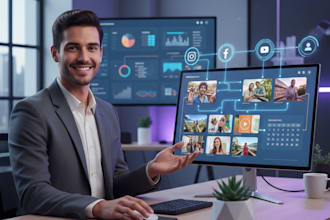 set up ugc content auto posting workflow for social media