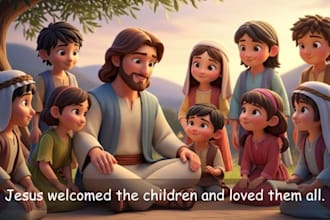 do bible story illustration for kids book and sunday school books picture books