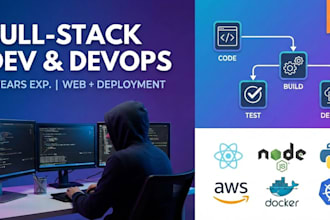 be your senior full stack developer and devops engineer