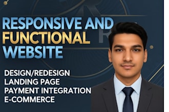 build a responsive and functional website